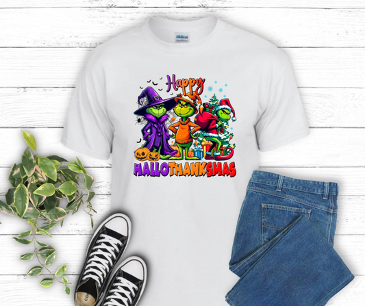 T Shirt- Happy HalloThanksMas