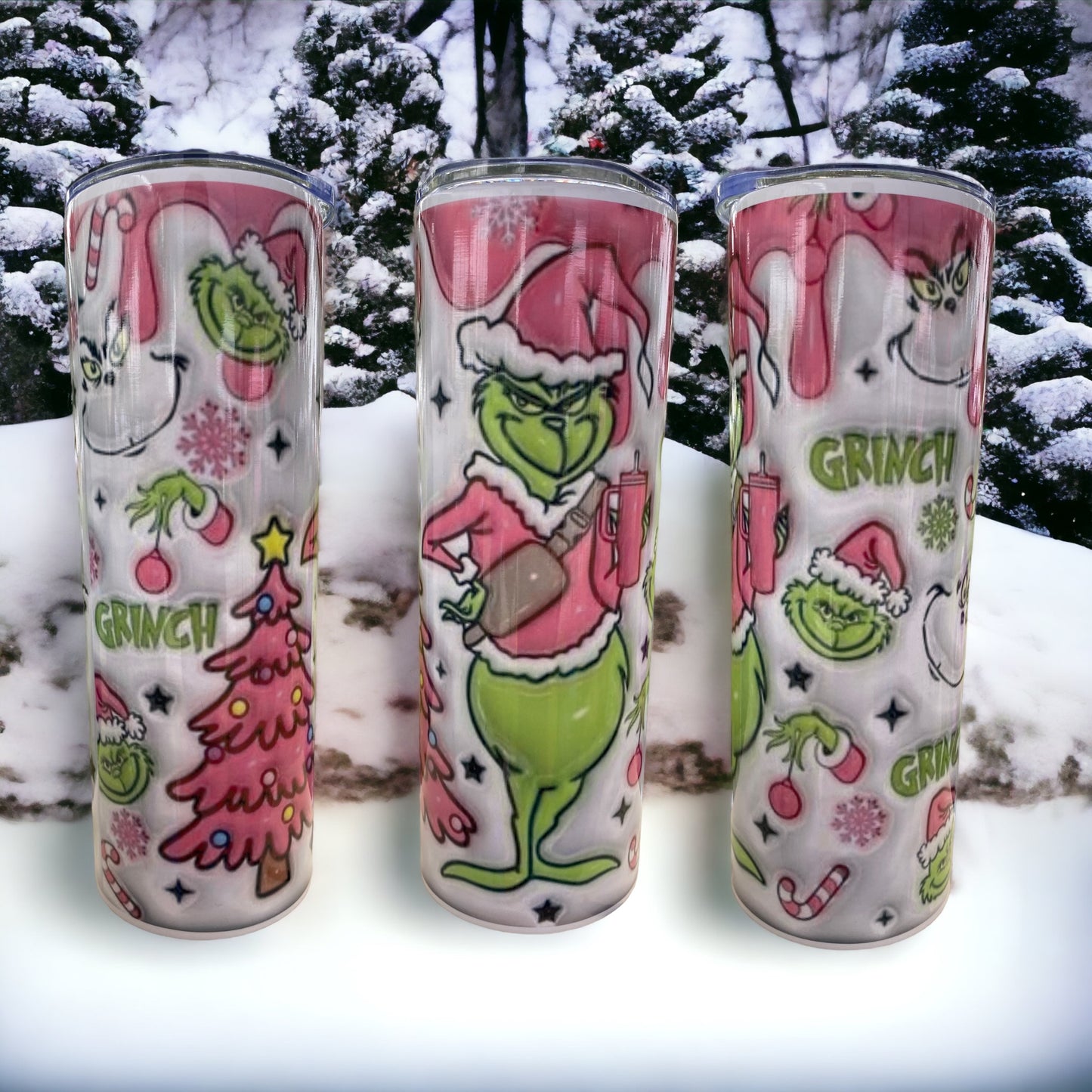 20 OZ Tumbler- Grinch