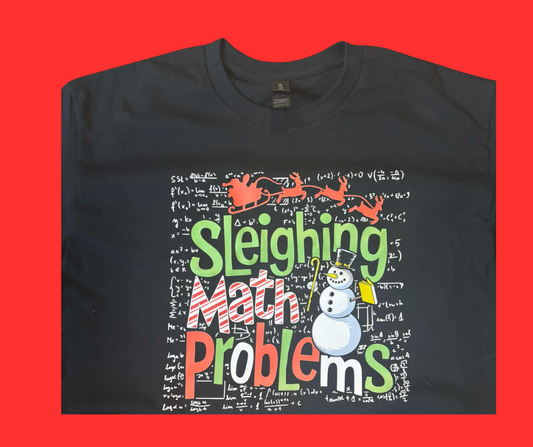 T Shirt- Sleighing Math Problems