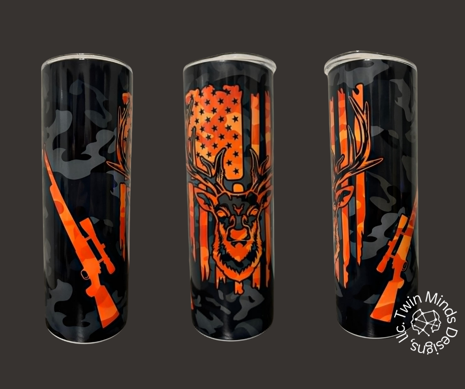 20 OZ Tumbler- Camo Deer