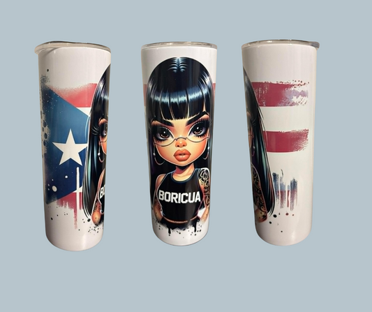 20 OZ Tumbler- BORICUA