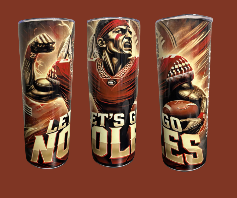 20 OZ Tumbler- Lets go Noles