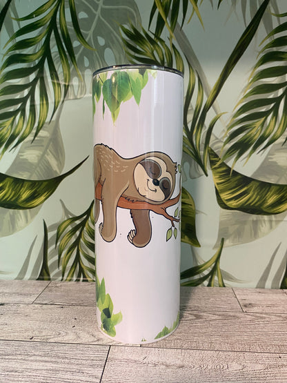 20 OZ Tumbler- Take It Easy Sloth Tumbler