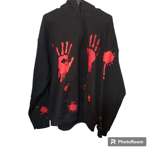 Hoodie- Blood Stain Pattern