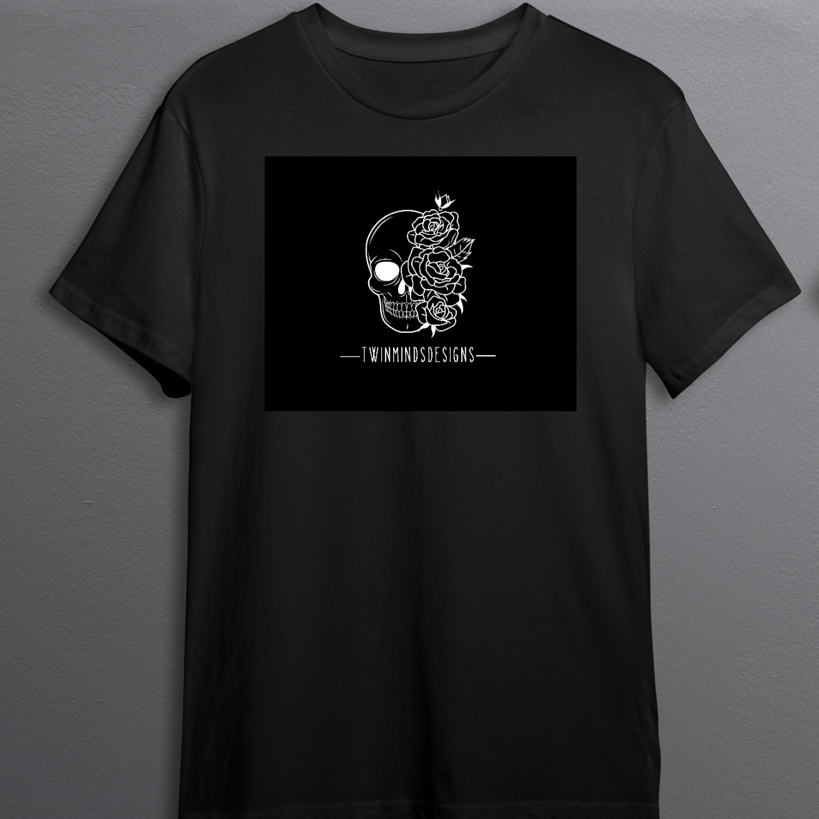 T Shirt - Flower Skull